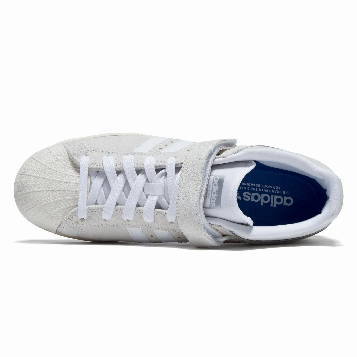 Adidas Pro Shell ADV Shoes - Ftwr White/Silver/Core White Air Stream