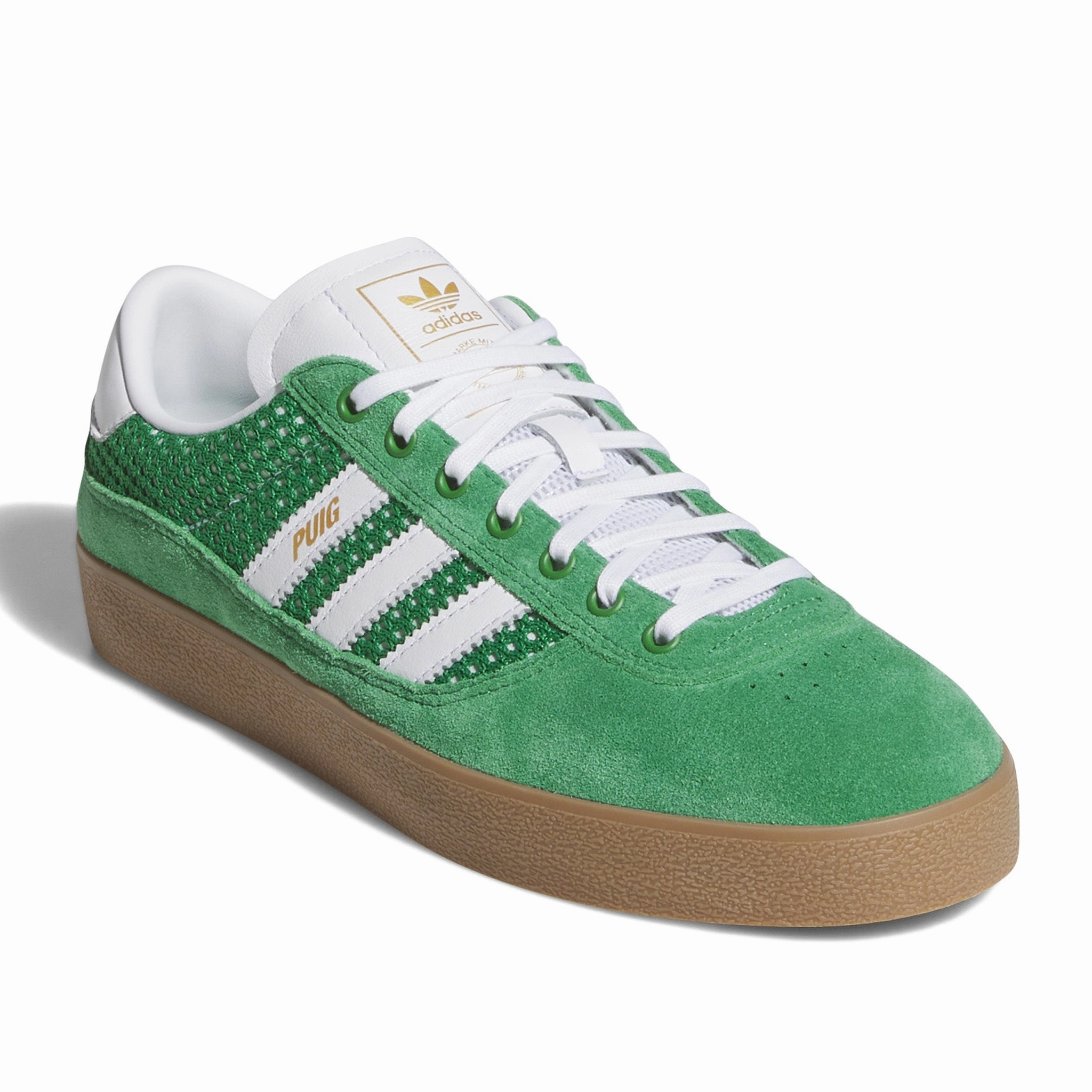 Adidas Puig Indoor Green/White/Gum Flexible Construction Method