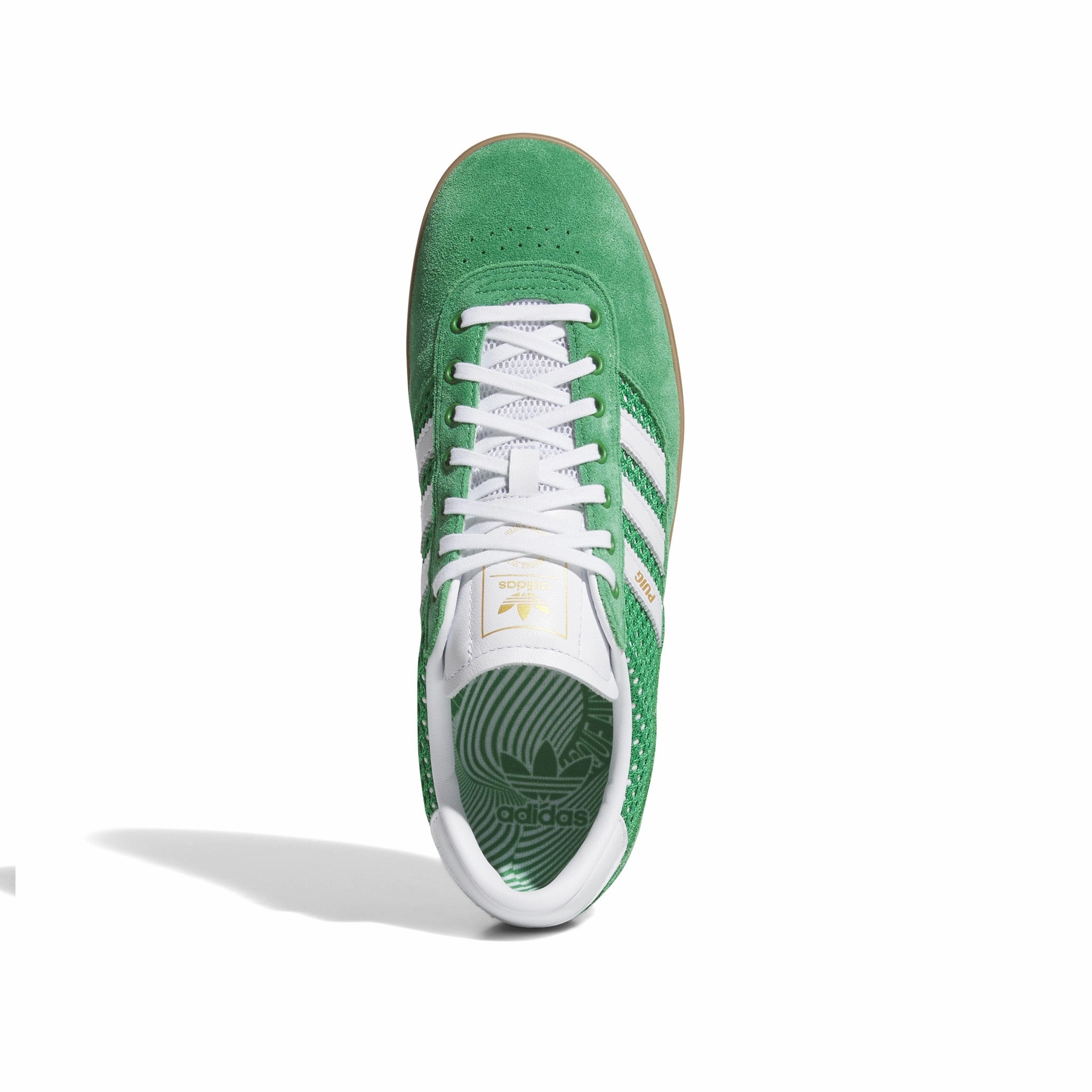 Adidas Puig Indoor Green/White/Gum Flexible Construction Method