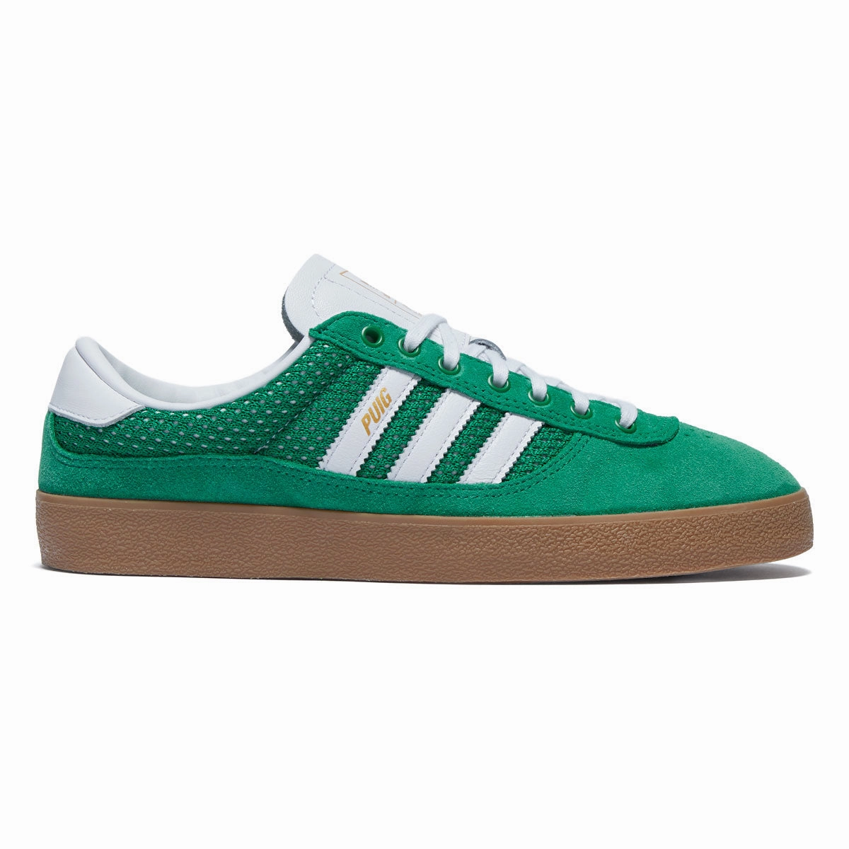 Adidas Puig Indoor Shoes - Green/Ftwr White/Gum Comfort Cushion Bounce Control