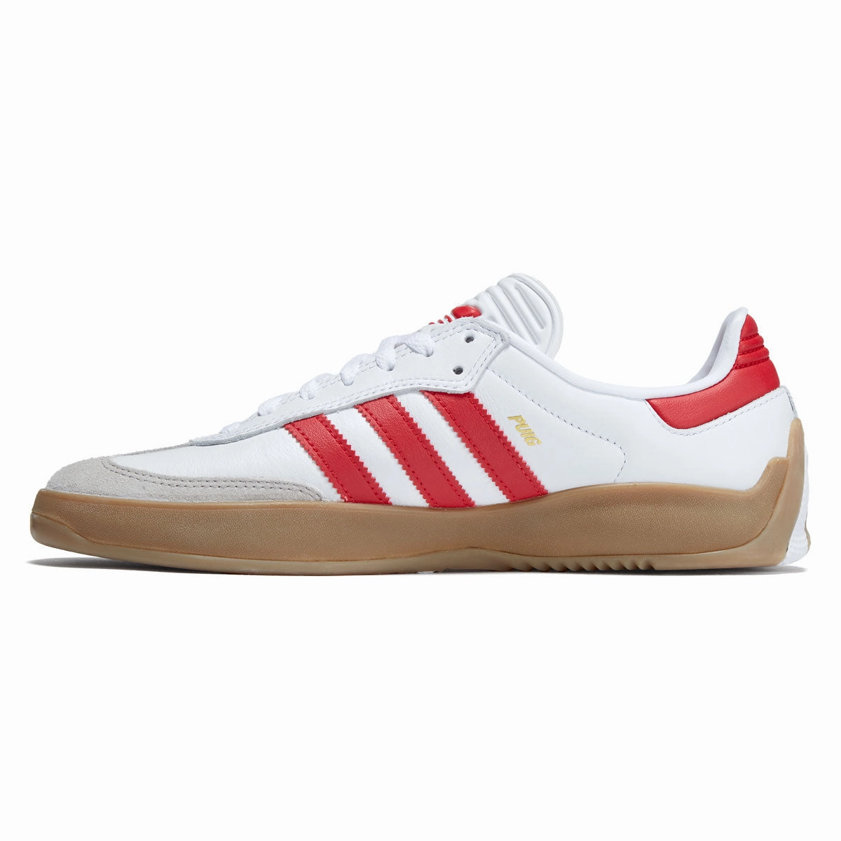 Adidas Puig Samba Shoes - Ftwr White/Better Scarlet/Gum Shock Edge