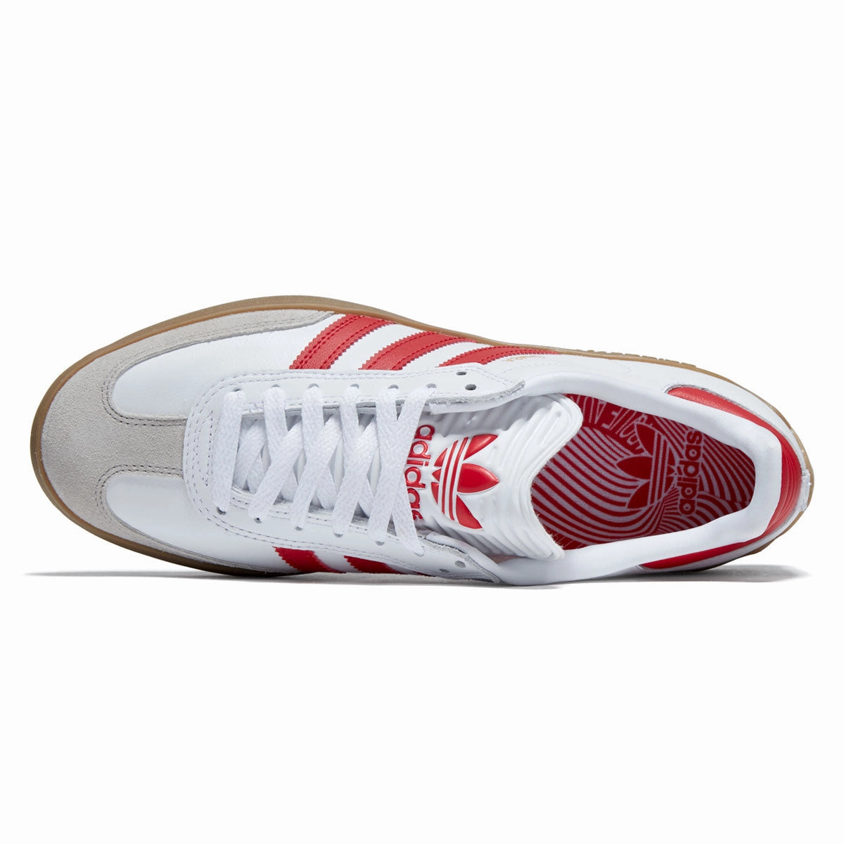 Adidas Puig Samba Shoes - Ftwr White/Better Scarlet/Gum Shock Edge