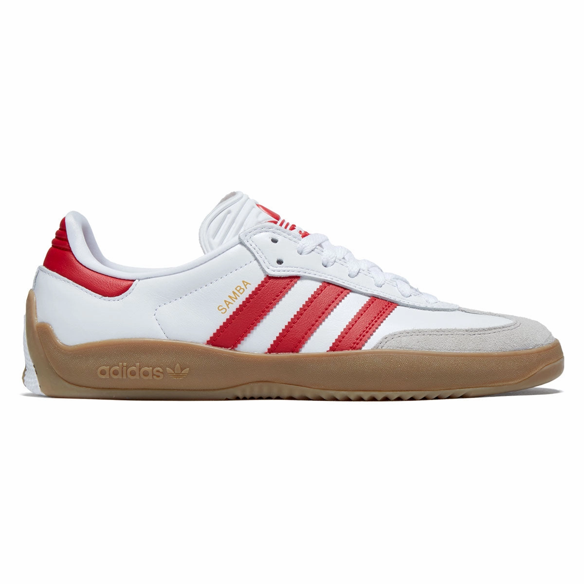 Speed Gear Adidas Puig Samba Shoes - Ftwr White/Better Scarlet/Gum