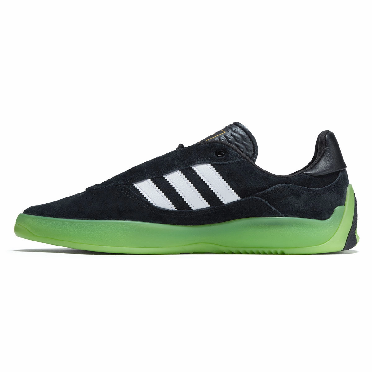 Adidas Puig Shoes - Core Black/Ftwr White/Green Lateral Support