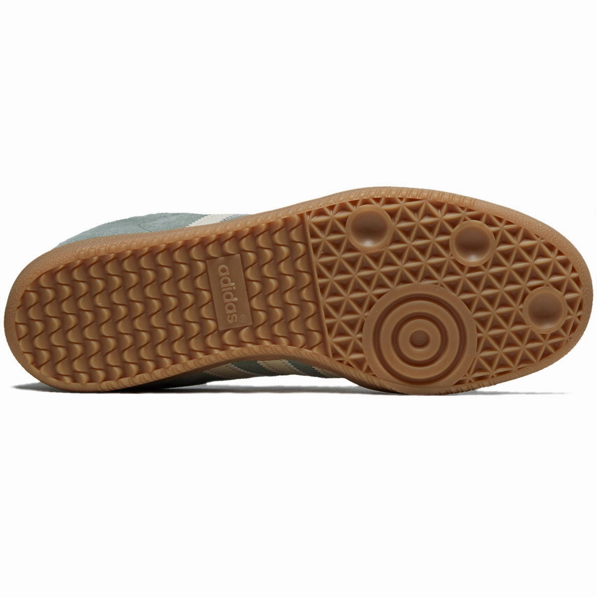 Adidas Samba Adv Shoes - Silver Green/Wonder Wheat/Gold Metallic Grip Guard Max