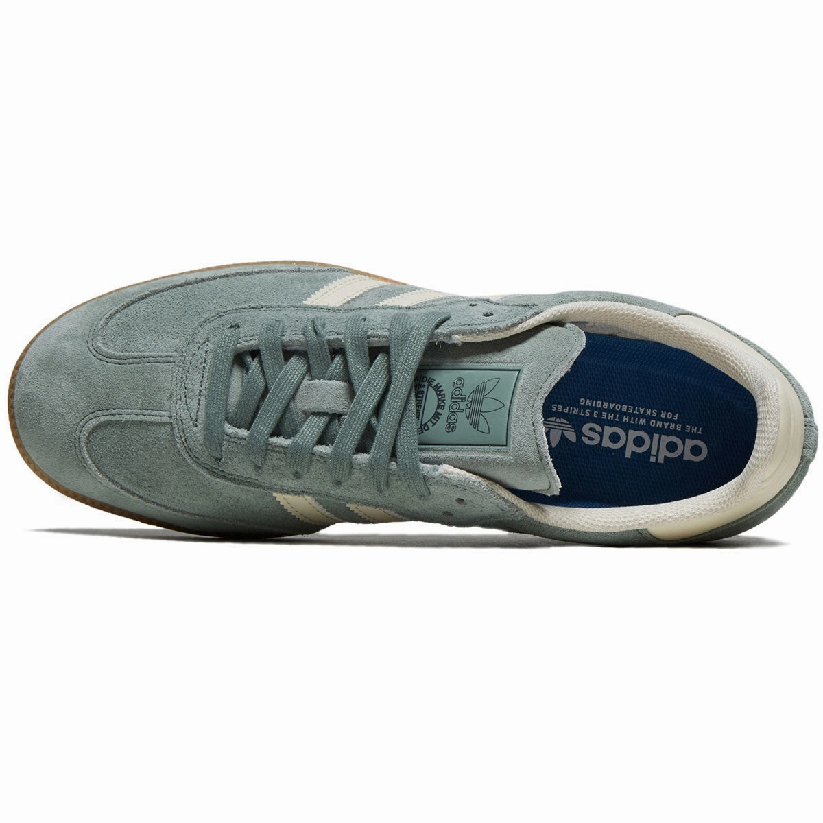 Adidas Samba Adv Shoes - Silver Green/Wonder Wheat/Gold Metallic Grip Guard Max