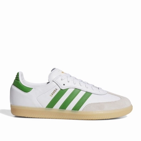 Shock - absorbing technology Adidas Samba ADV White / Green / Gum