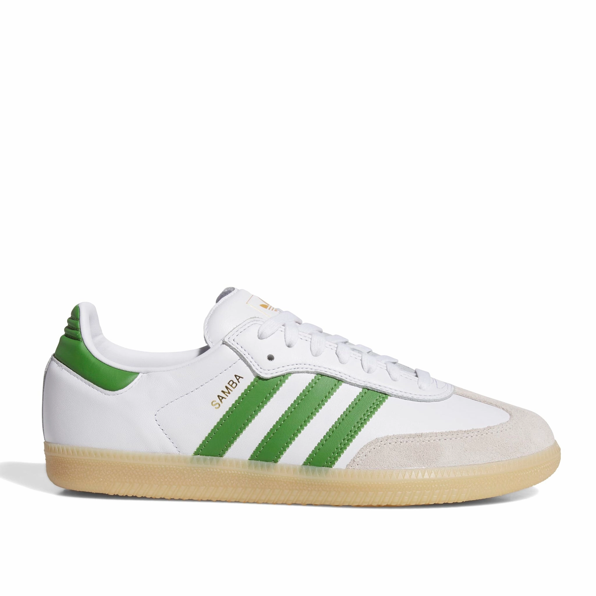 Shock - absorbing technology Adidas Samba ADV White / Green / Gum