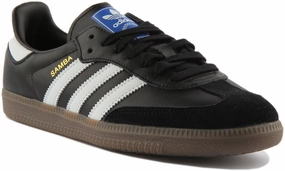 toe - spring shoes Adidas Samba OG In Black White