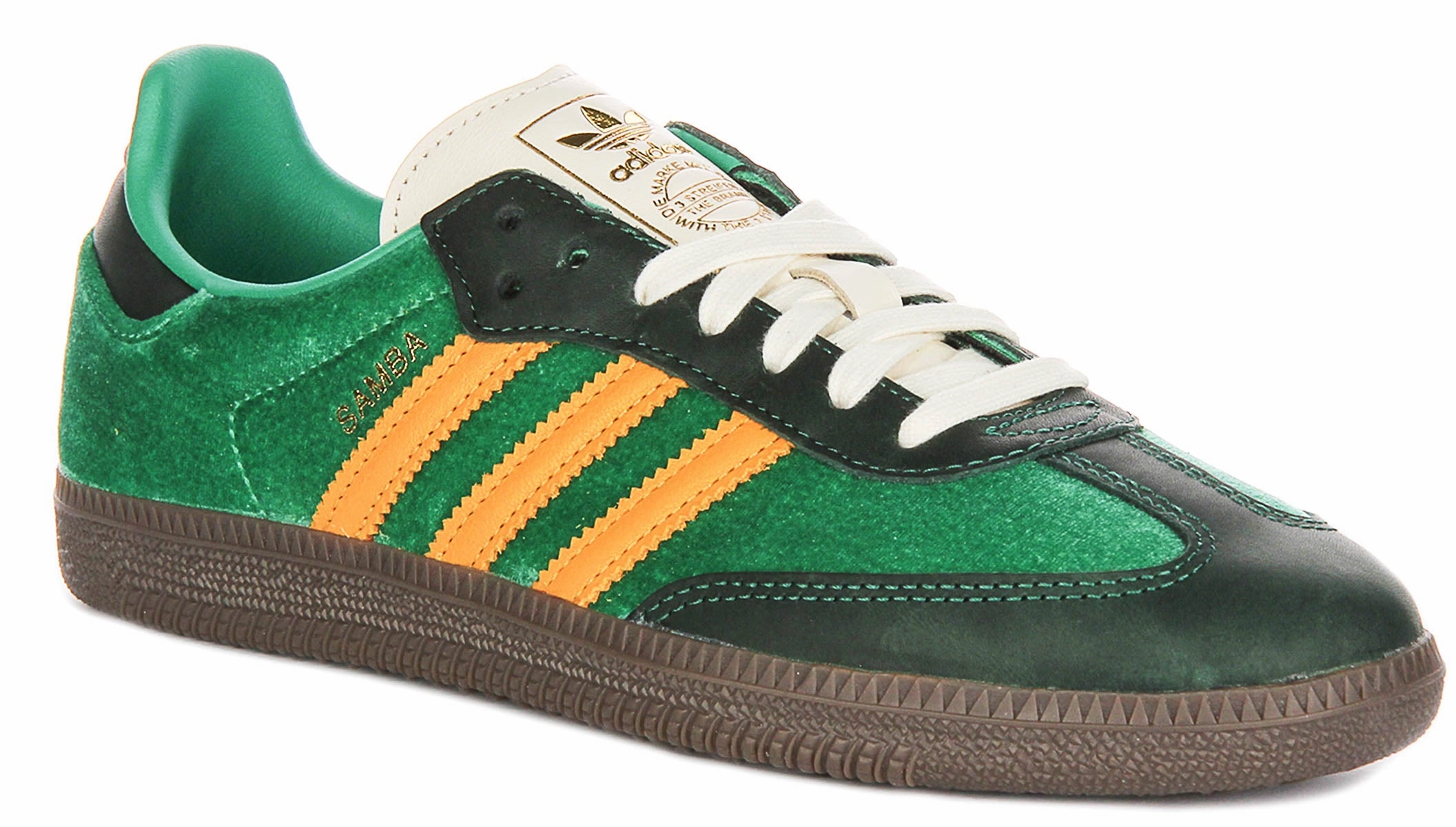 padded sole Fresh Steps Adidas Samba OG In Green For Women