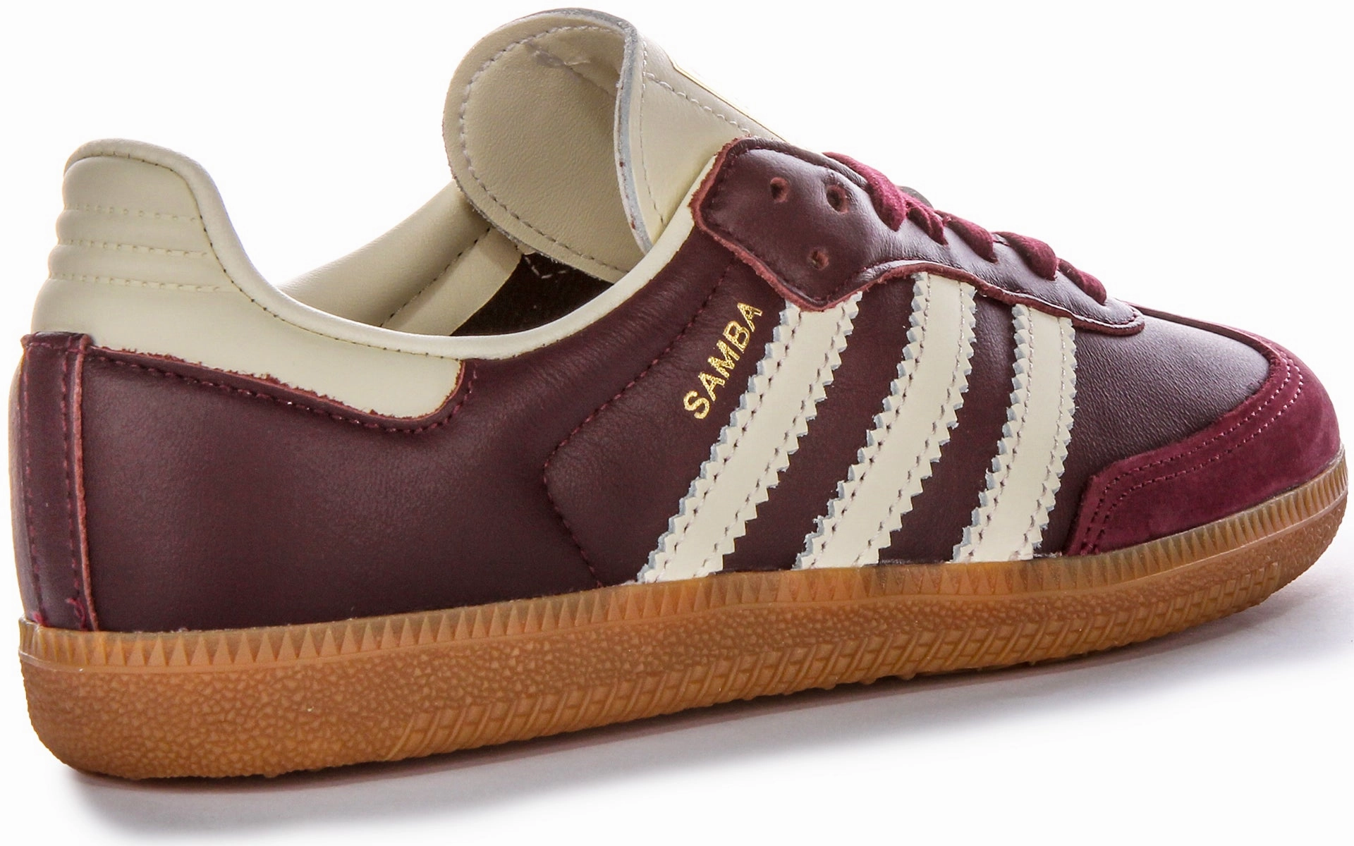 Adidas Samba OG In Maroon Agile Footwork Shoes