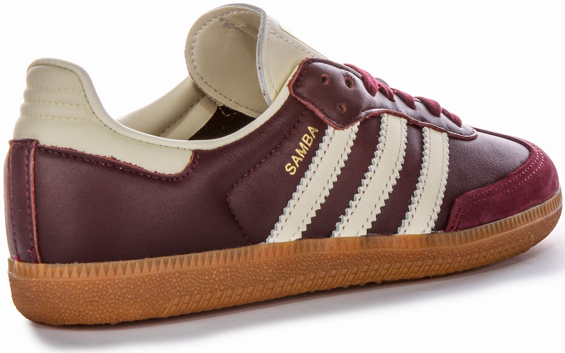 Adidas Samba OG In Maroon Agile Footwork Shoes