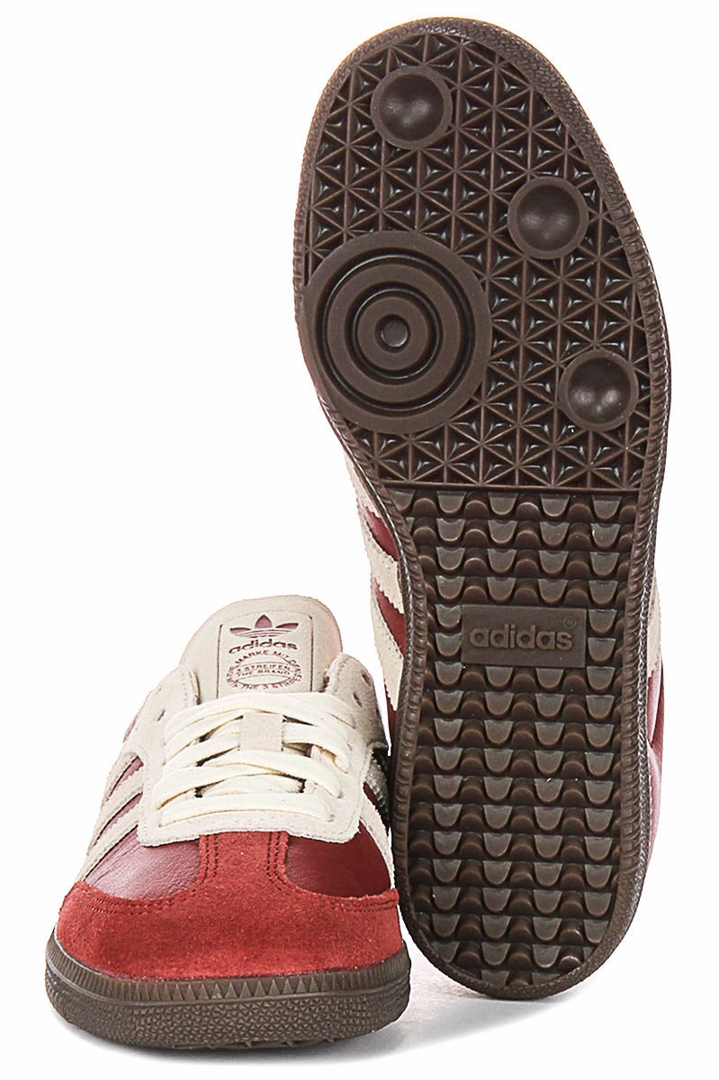 Adidas Samba OG In Maroon Soft Lining