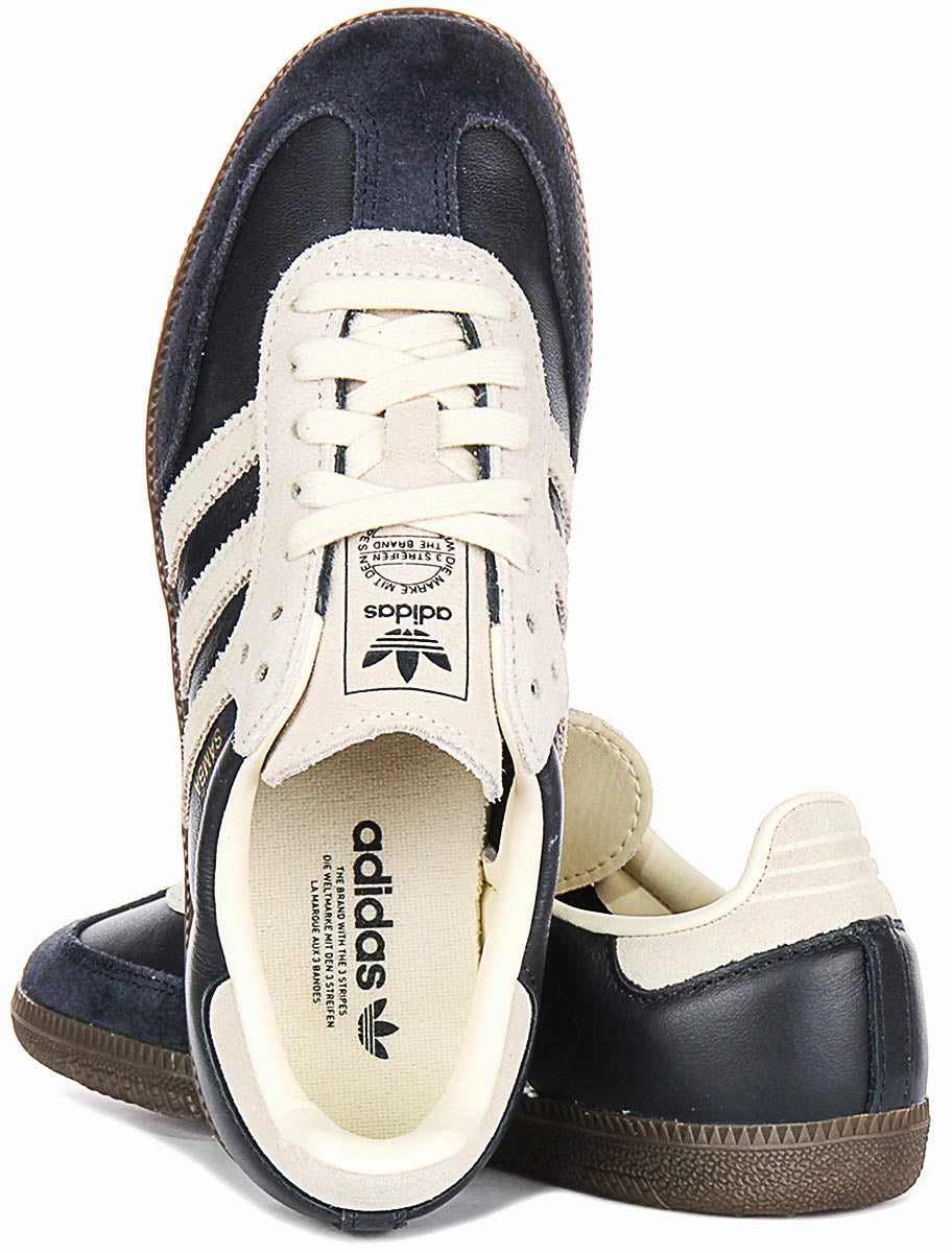 Adidas Samba Og In Navy White Adjustable Strapping Specification