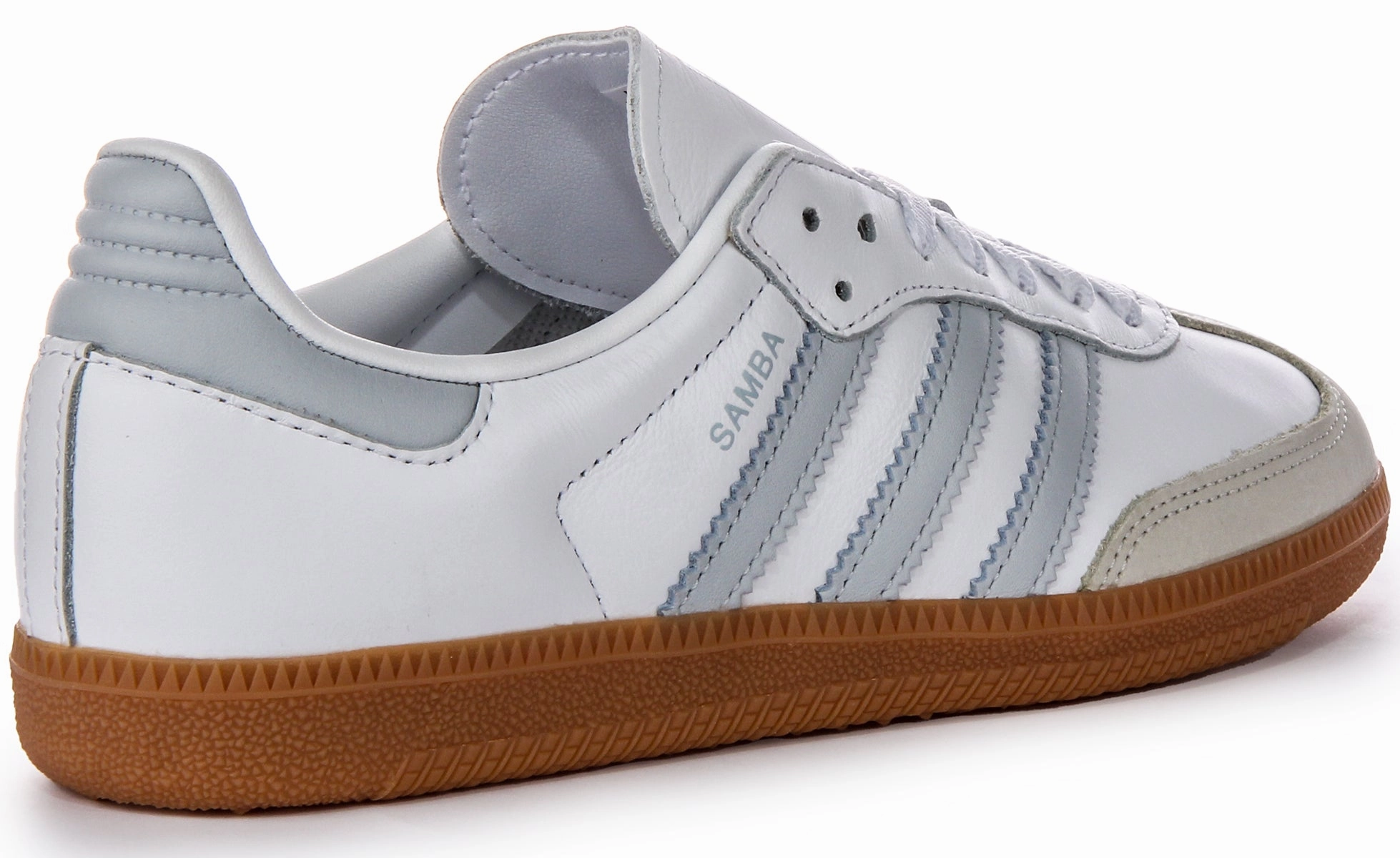 Adidas Samba OG In White Grey For Women Soft Sole Material Selection