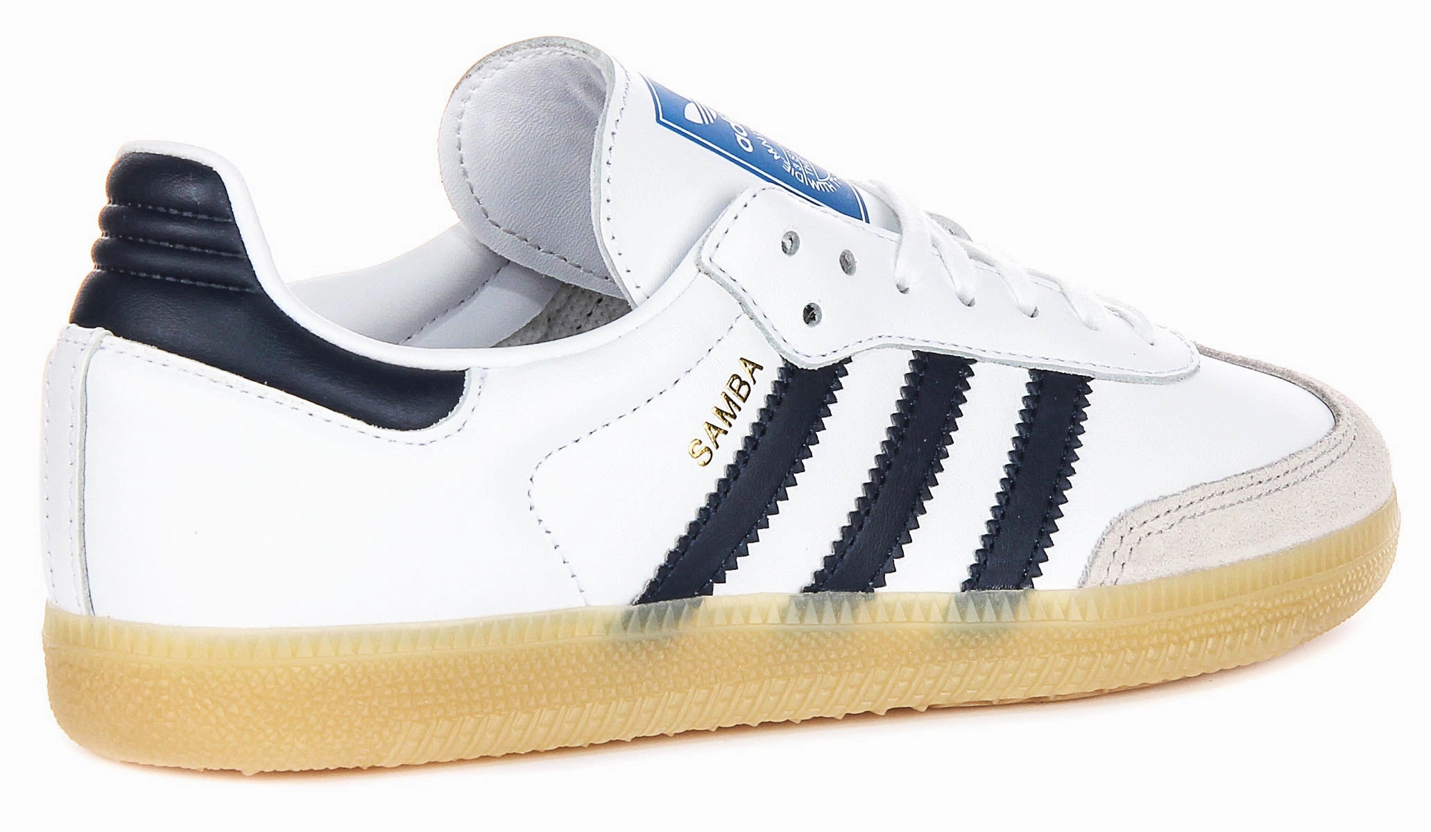 Adidas Samba OG In White Navy For Youth Long Term Use