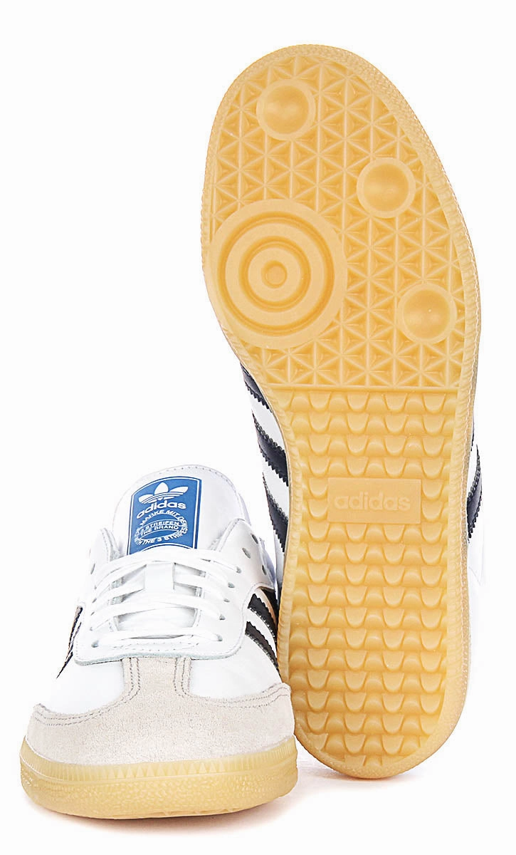 Adidas Samba OG In White Navy For Youth Long Term Use
