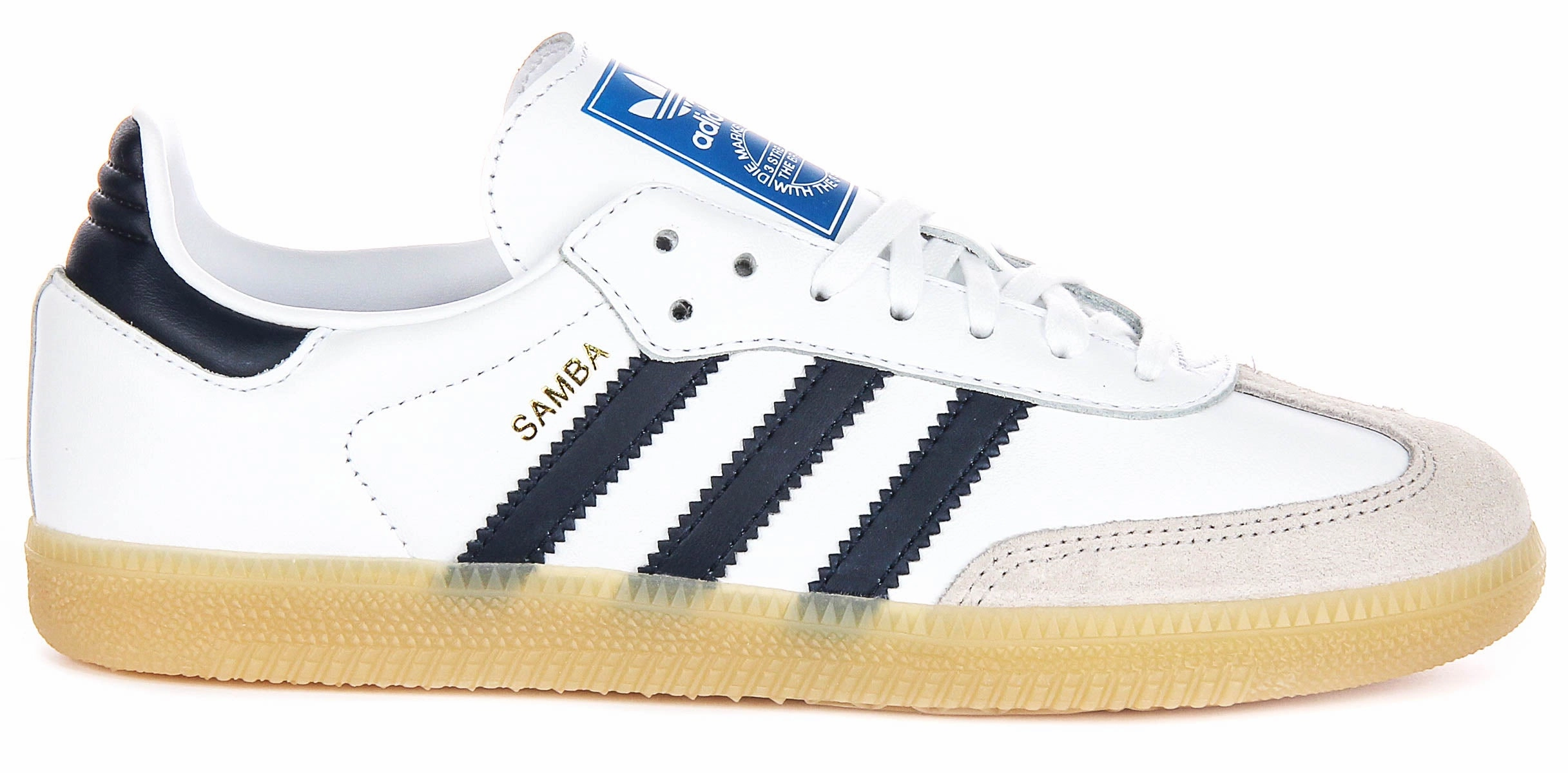 Adidas Samba OG In White Navy For Youth Long Term Use