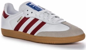 occasional use Adidas Samba OG In White Red