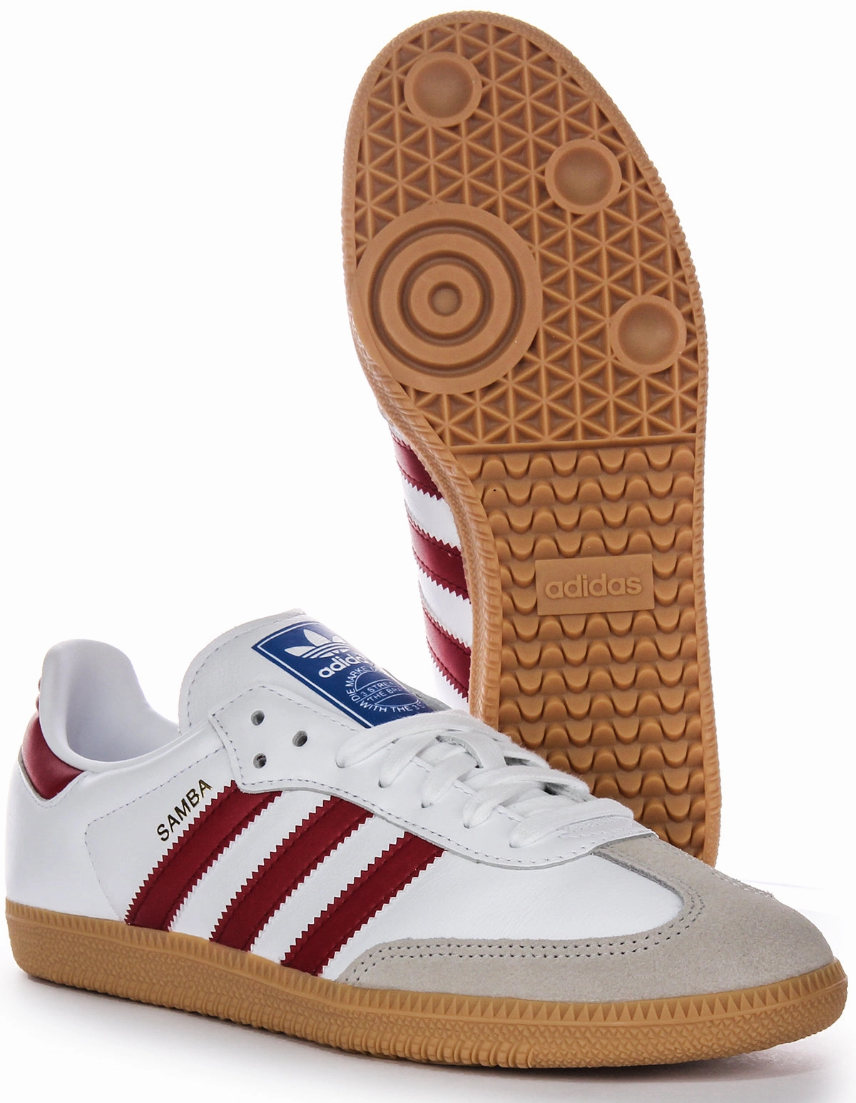Adidas Samba OG In White Red Running Significance