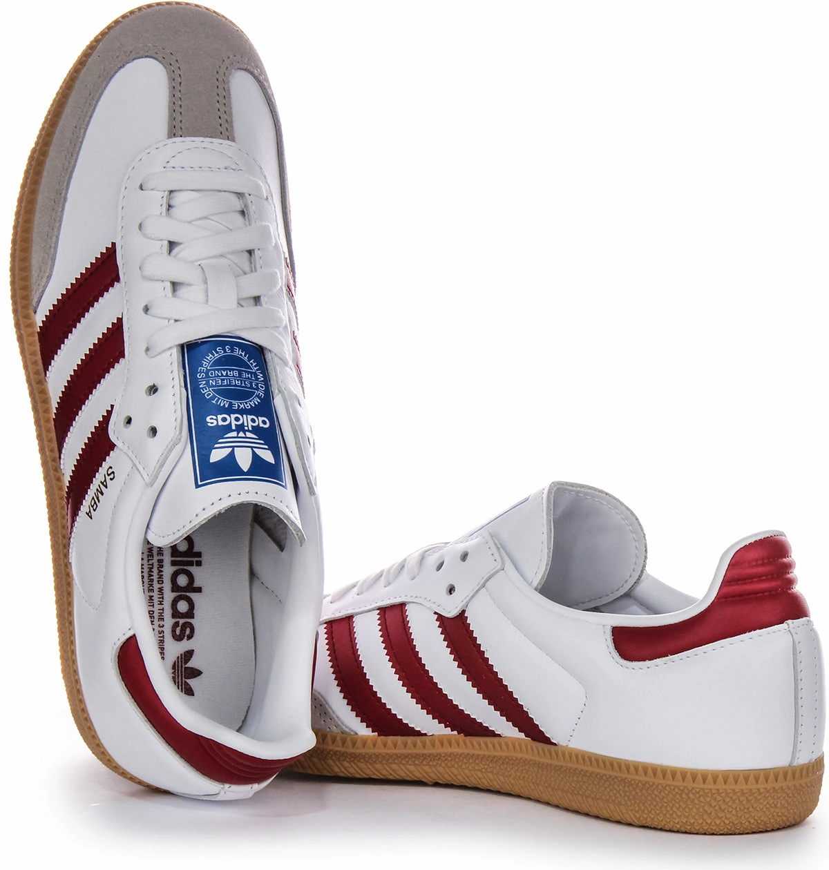 Adidas Samba OG In White Red Running Significance