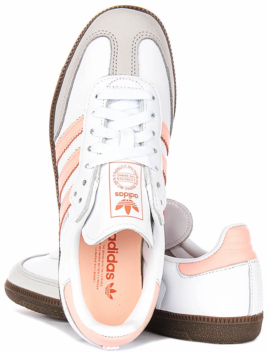 Adidas Samba OG W In White For Women Supportive Band