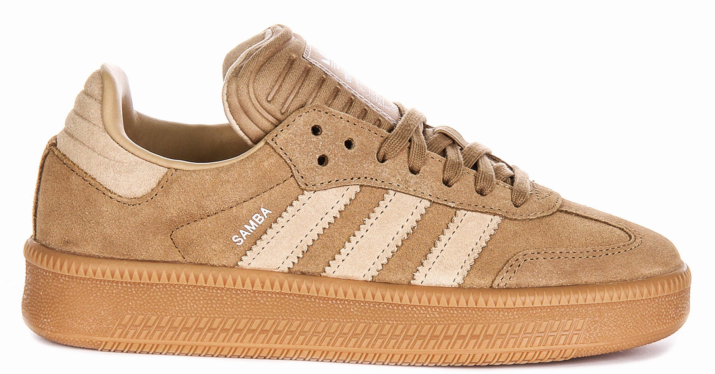 Adidas Samba OG XLG In Brown For Youth Enhanced Speed