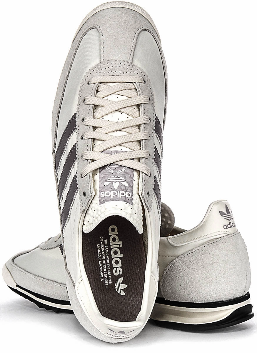 Adidas SL 72 OG W In White Purple For Women Light and Comfortable