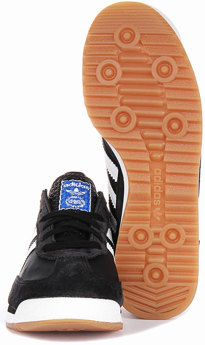 Adidas SL 72 RS J In Black White for Juniors running material