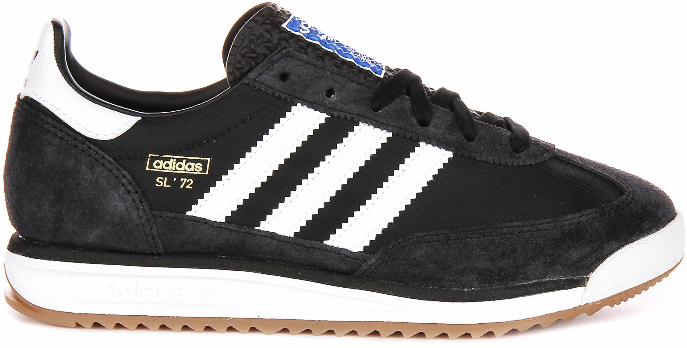 Adidas SL 72 RS J In Black White for Juniors running material