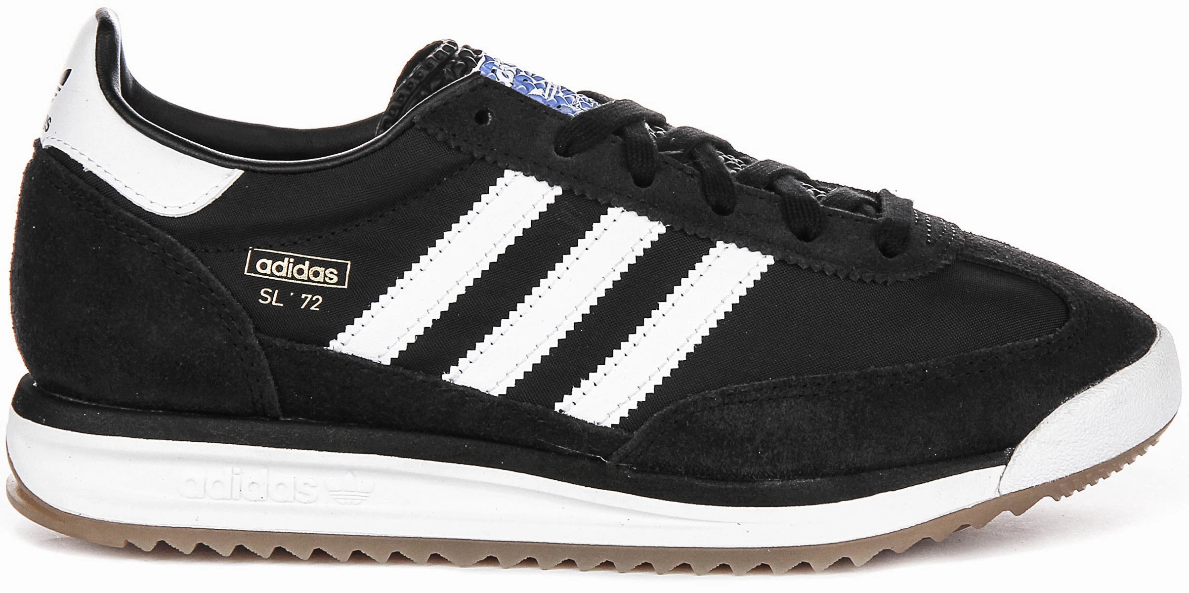 Adidas SL 72 RS Trainers In Black White All - Grounded Features
