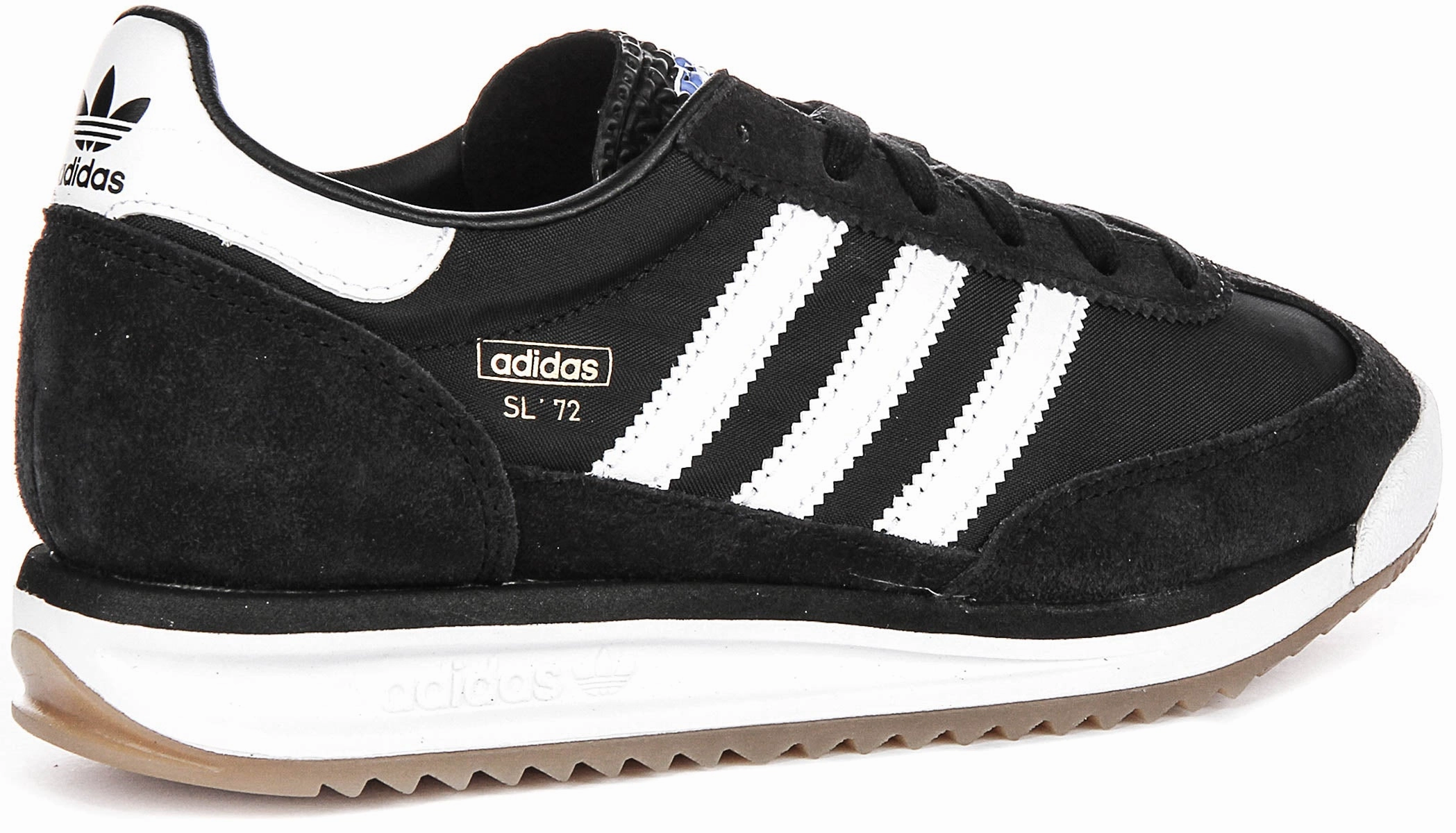 Adidas SL 72 RS Trainers In Black White All - Grounded Features