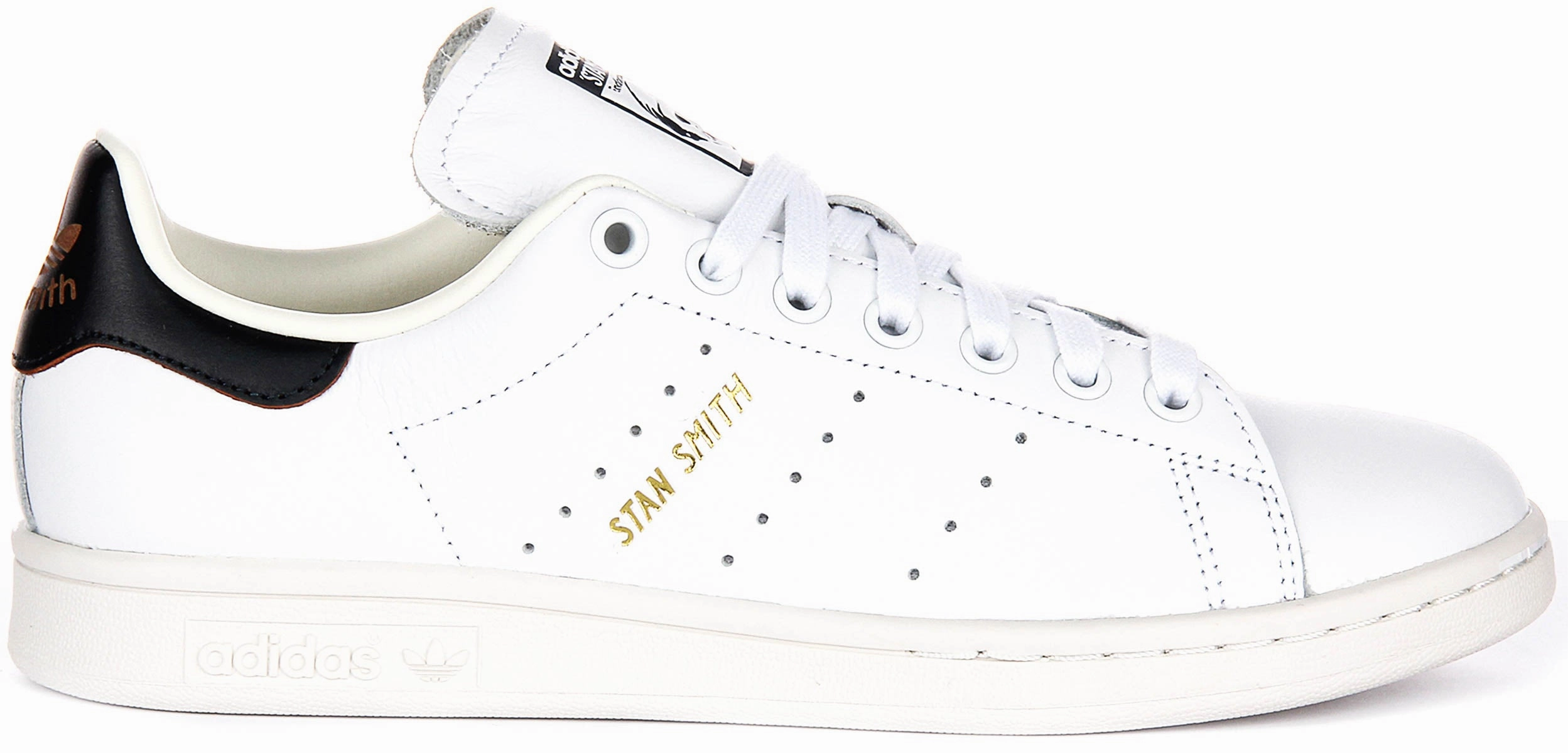Adidas Stan Smith In White Black for Men Lightweight Footwear Design