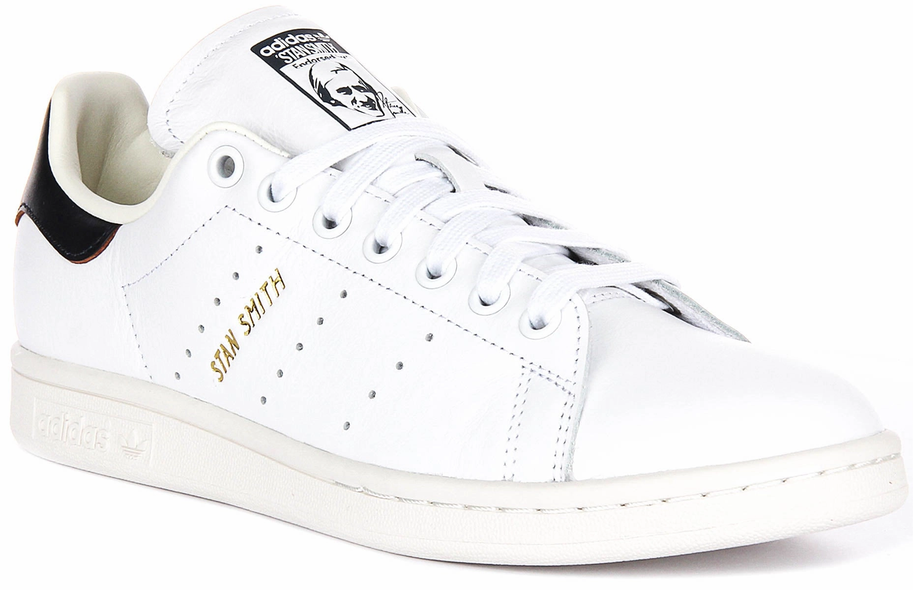Luxury Shoes Adidas Stan Smith In White Black for Men