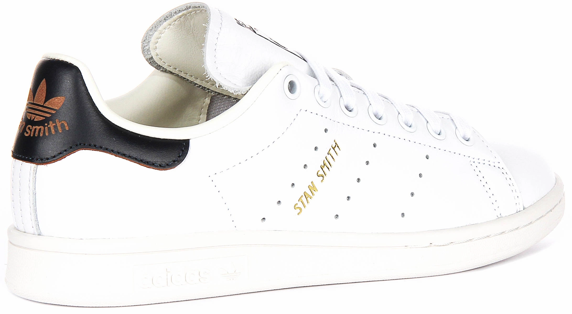 Adidas Stan Smith In White Black for Men Lightweight Footwear Design