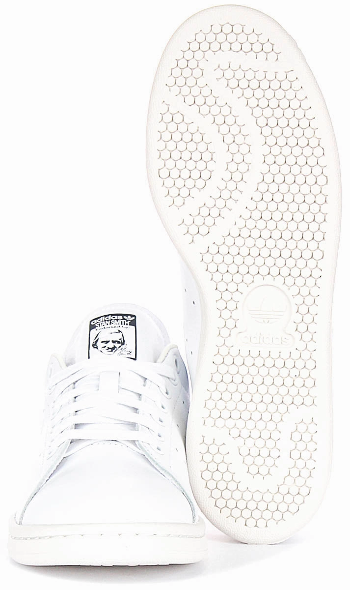Adidas Stan Smith In White Black for Men Lightweight Footwear Design