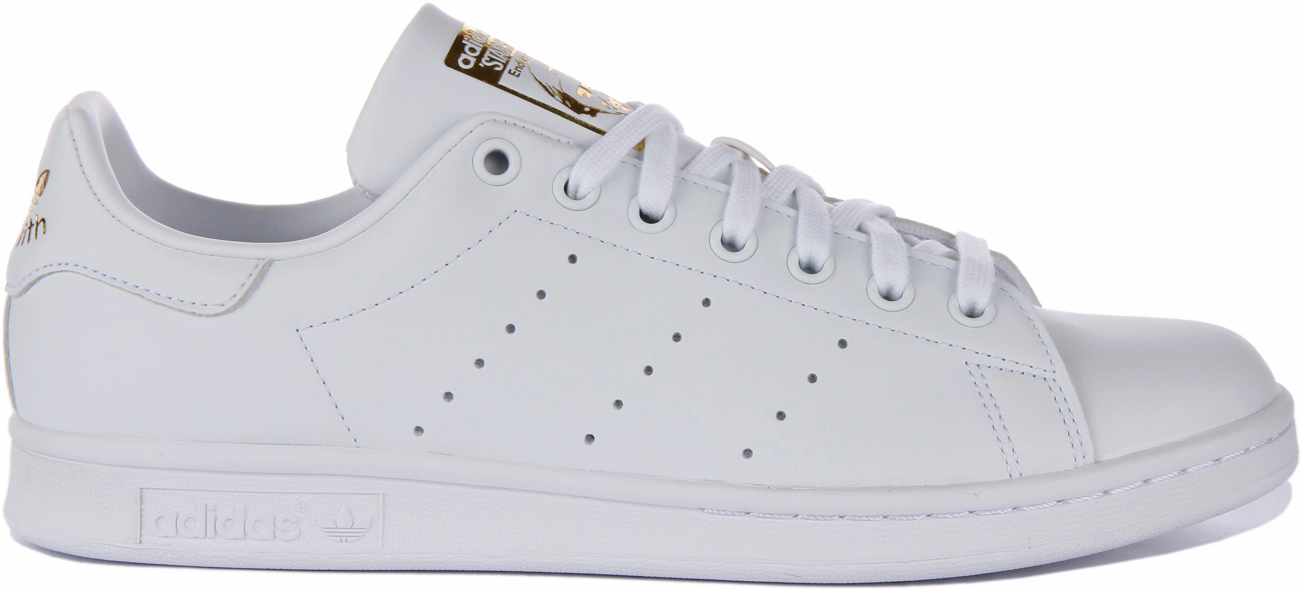 Adidas Stan Smith In White Gold Flex - Powered Design