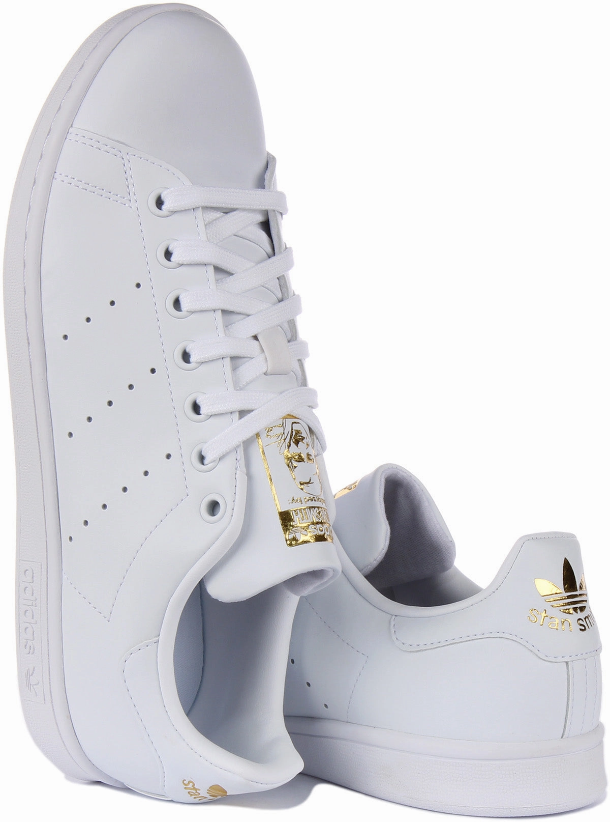 Adidas Stan Smith In White Gold Flex - Powered Design