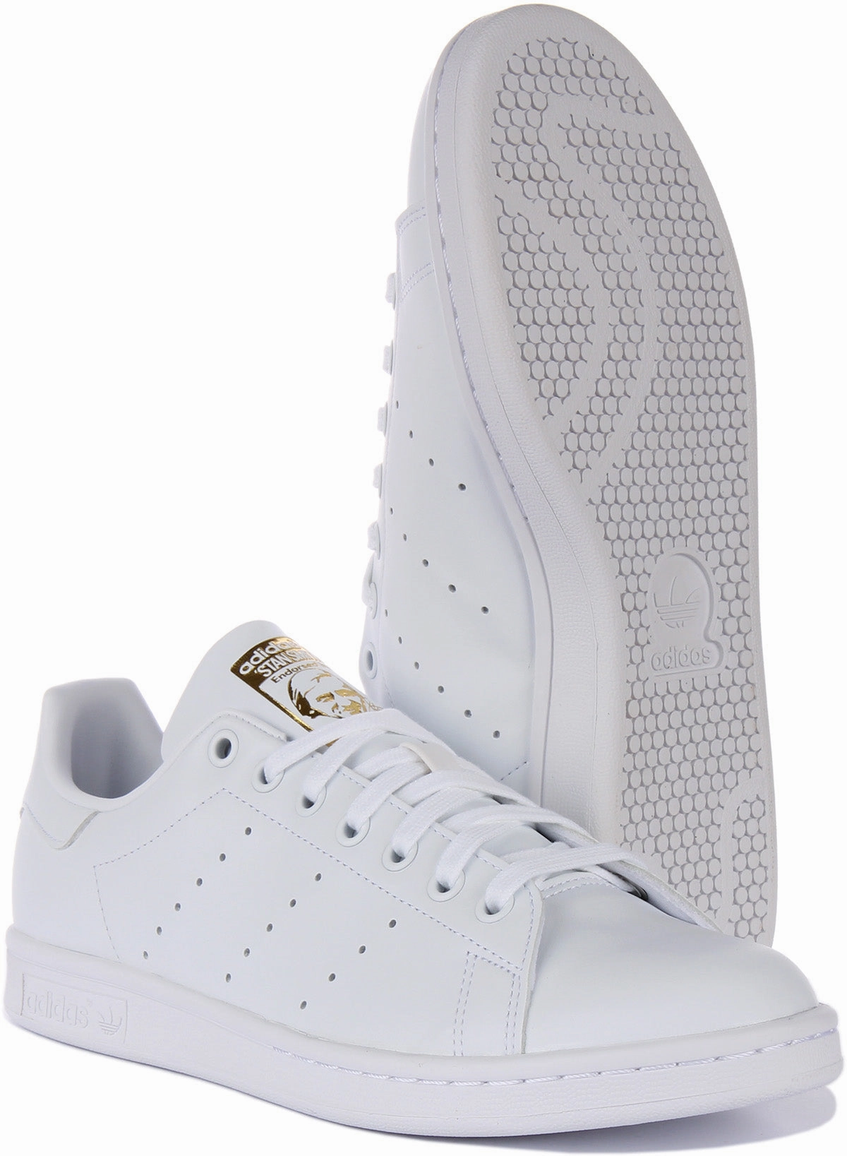 Adidas Stan Smith In White Gold Flex - Powered Design