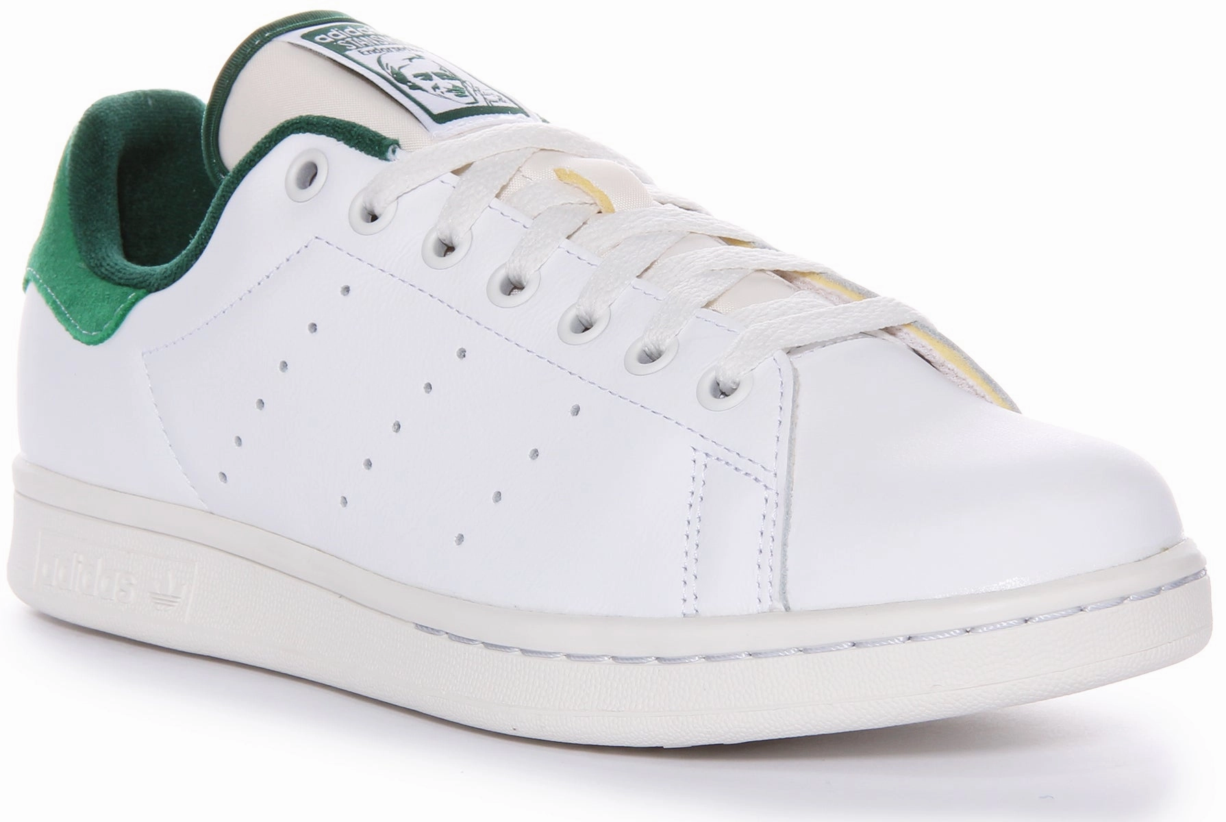 Adidas Stan Smith In White Green For Men Wide toe box Metatarsal Support