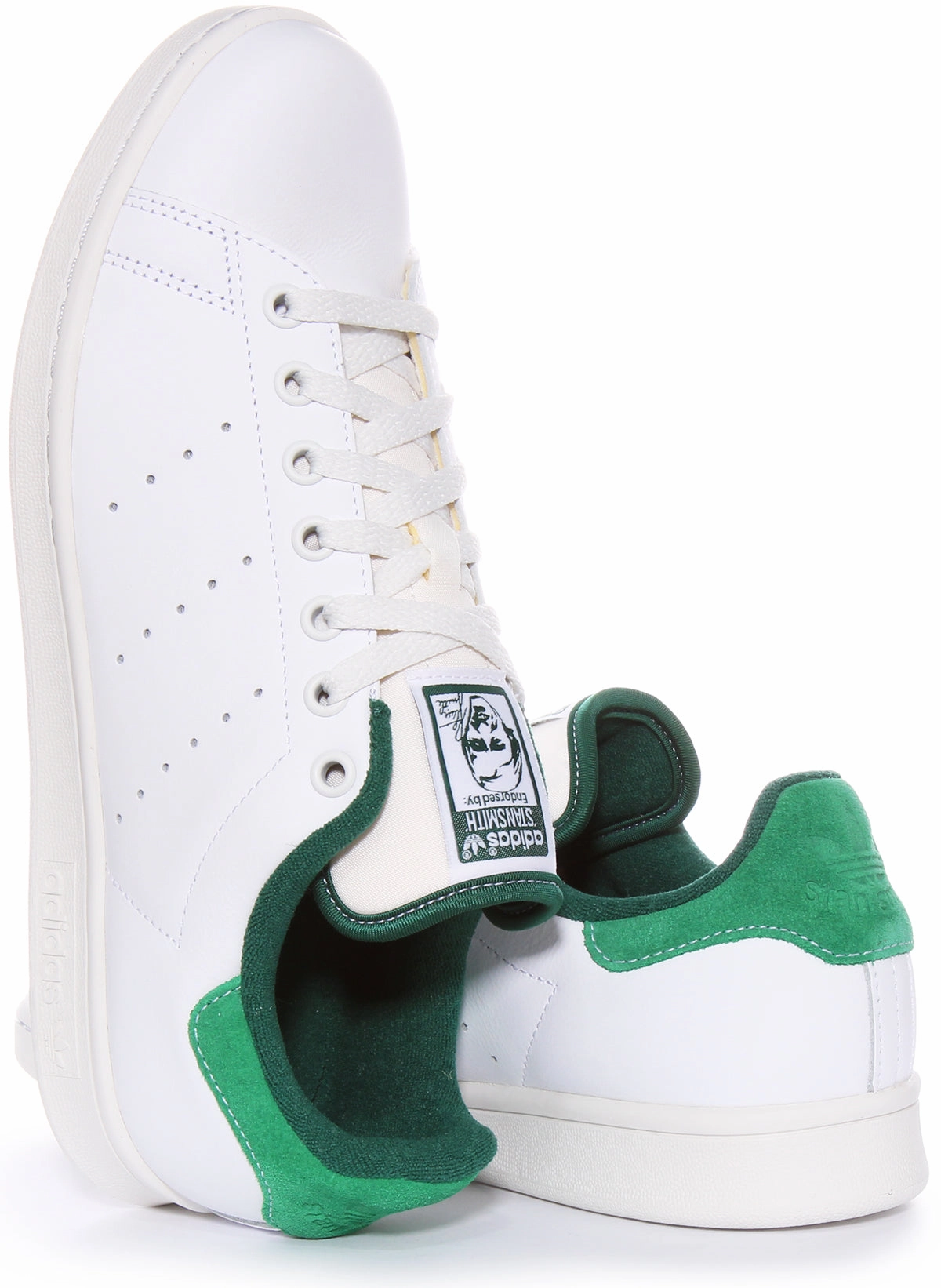 Adidas Stan Smith In White Green For Men Balance training
