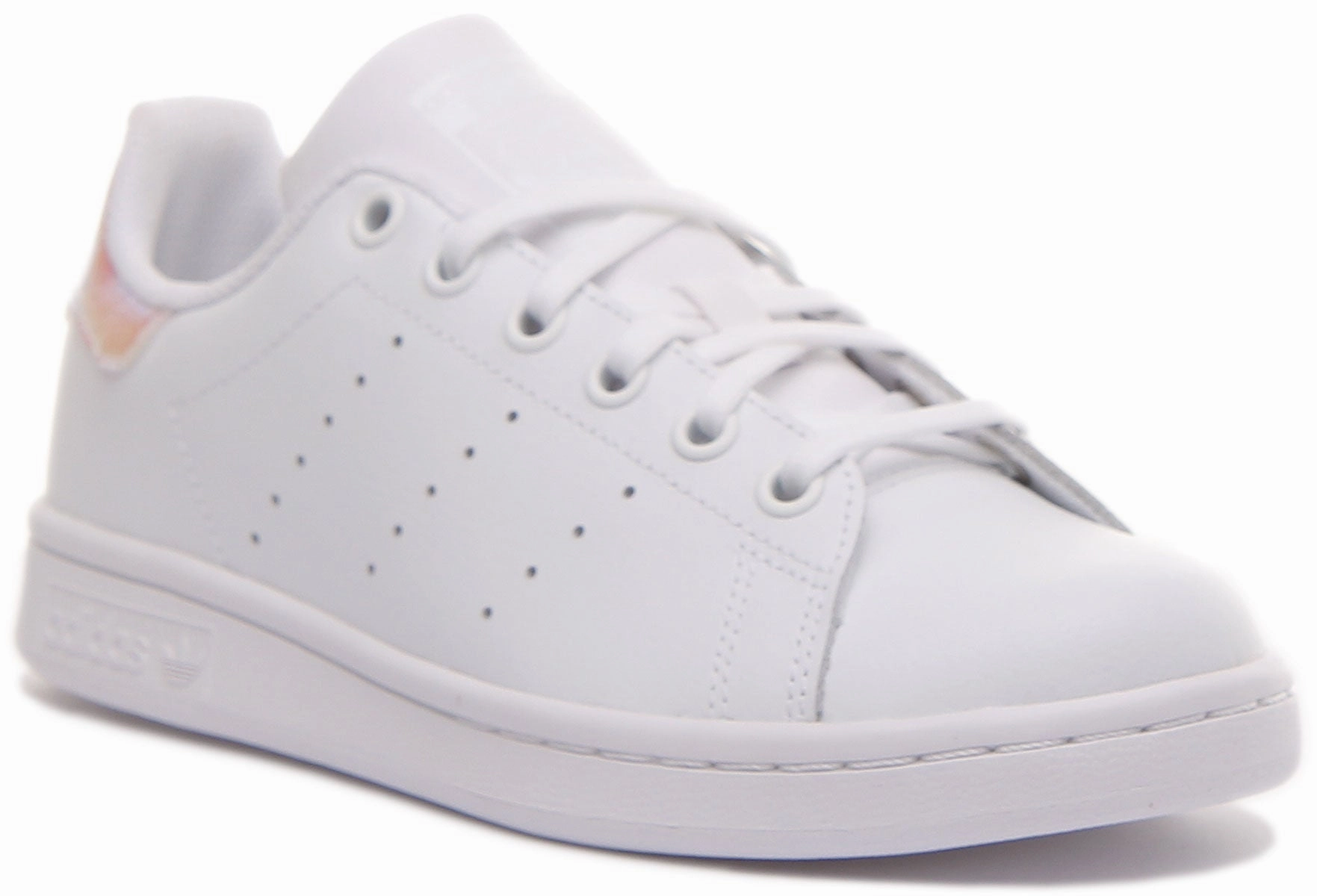 PU midsole running in a suburban area shoes Adidas Stan Smith In White Pink For Juniors