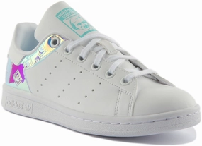 anti - microbial - design shoes running with a GPS watch Adidas Stan Smith J In White Multi For Youth