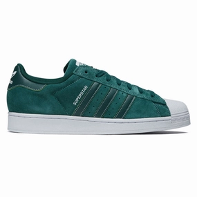 Feather Touch Adidas Superstar ADV Shoes - Core Green/Ftwr White/Core Green