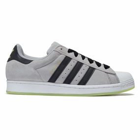 Supportive sole Simple Fit Adidas Superstar ADV Shoes - Grey/Core Black/Gold Metallic
