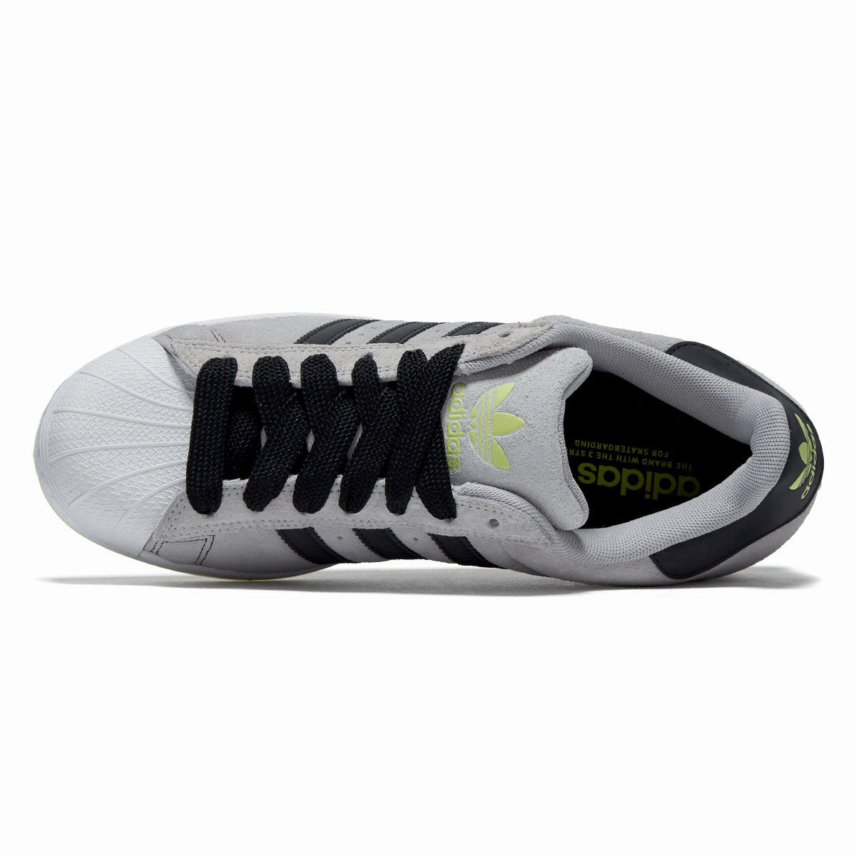 Adidas Superstar ADV Shoes - Grey/Core Black/Gold Metallic Street Armor Pro