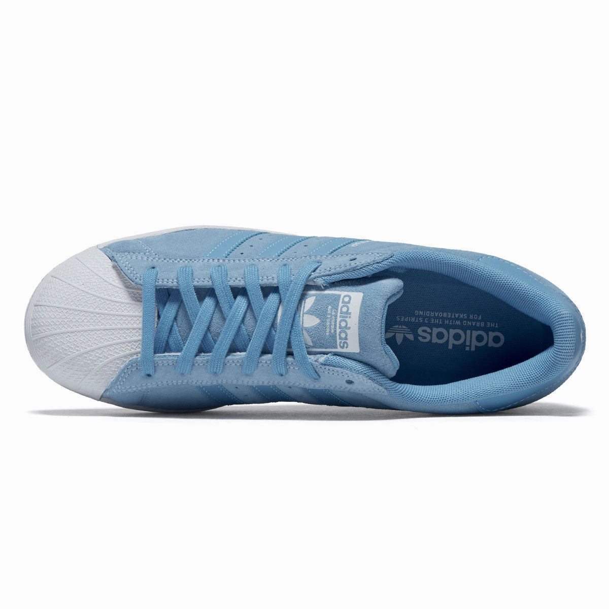 Adidas Superstar ADV Shoes - Light Blue/Ftwr White/Light Blue Ankle Lock