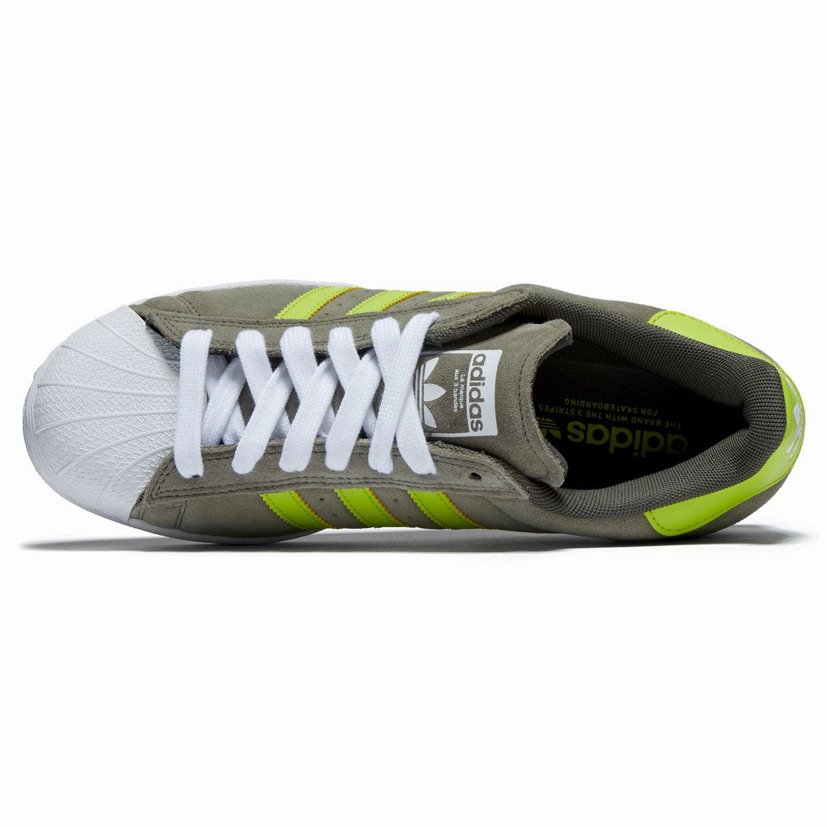 Adidas Superstar ADV Shoes - Olive Strata/Yellow/Gold Metallic Classic Wear