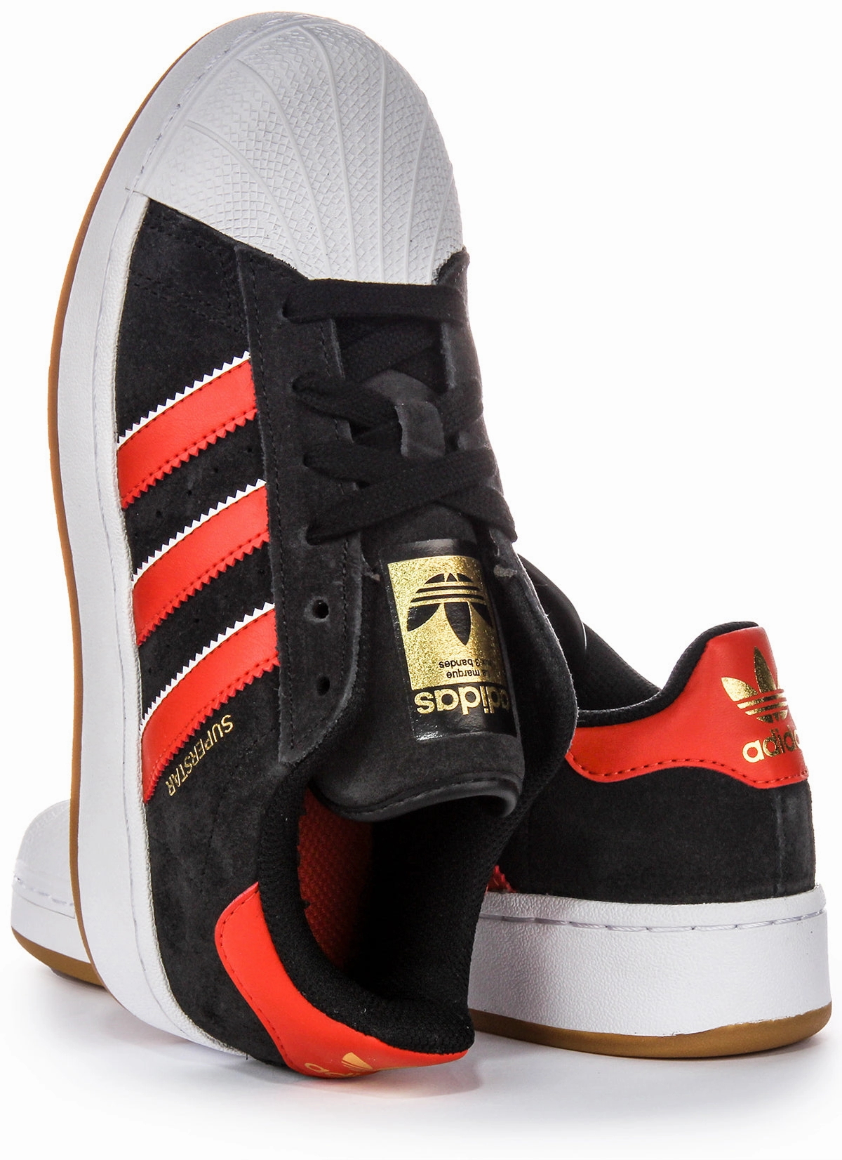 Adidas Superstar XLG In Black Red Enhanced Stability Control System Design