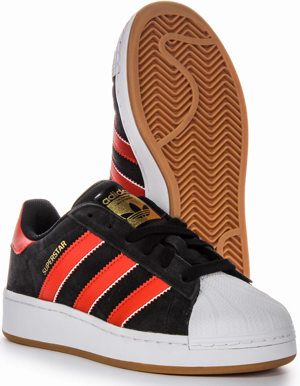 Adidas Superstar XLG In Black Red Enhanced Stability Control System Design